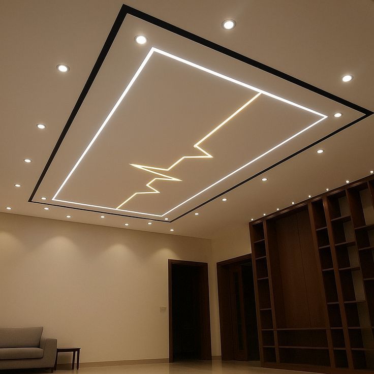 غرفة معيشة بعد تنفيذ صباغة جديدة